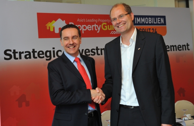 Steve Melhuish CEO and Co-Founder of PropertyGuru with Marc Stilke, CEO of ImmobilienScout24 Steve Melhuish CEO and Co-Founder of PropertyGuru with Marc Stilke, CEO of ImmobilienScout24