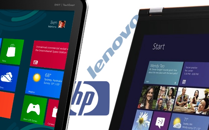 HP Lenovo PC sales