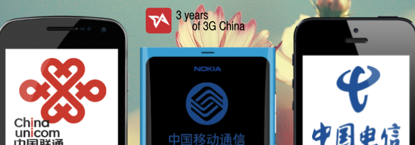 3 years of 3G China