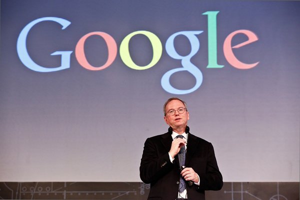 Google's Eric Schmidt in Beijing Google's Eric Schmidt in China
