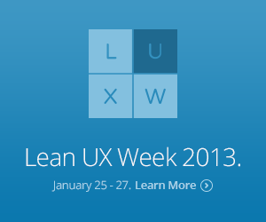 Lean UX Singapore 2013
