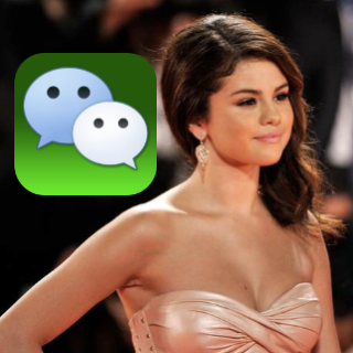 Hollywood stars using WeChat in China Hollywood stars using WeChat in China