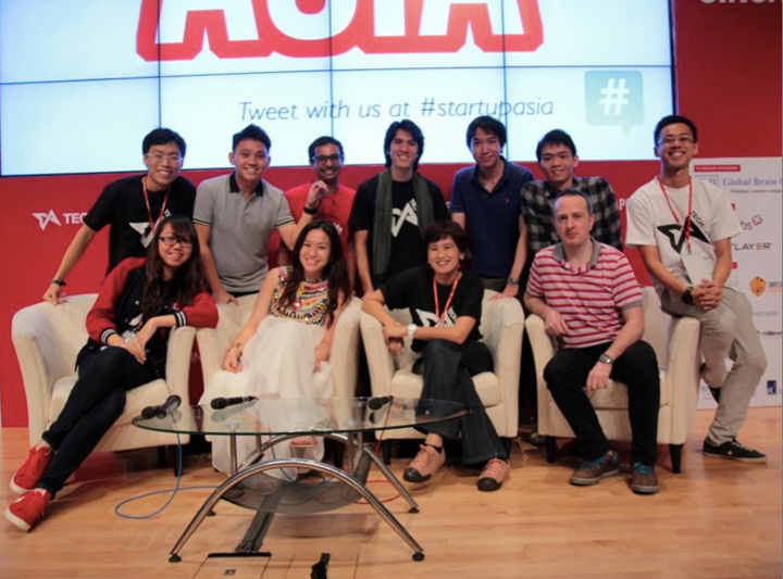Tech in Asia team at Startup Asia Jakarta 2012.