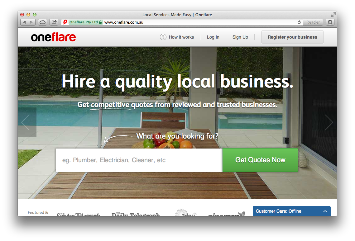 oneflare site
