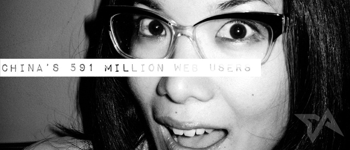 China’s 591 million web users, infographic