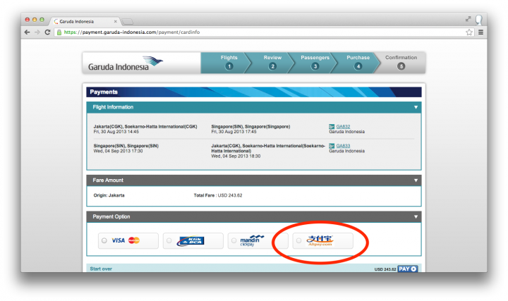 garuda indonesia alipay highlight