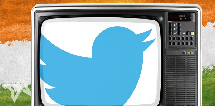 Twitter on digital TV in India