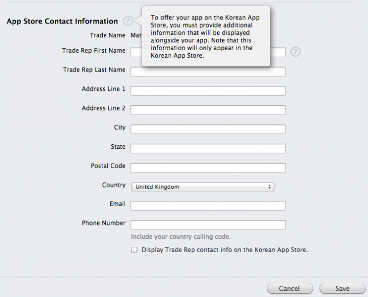 iTunes App Store gets personal in Korea, wants developers to show contact details
