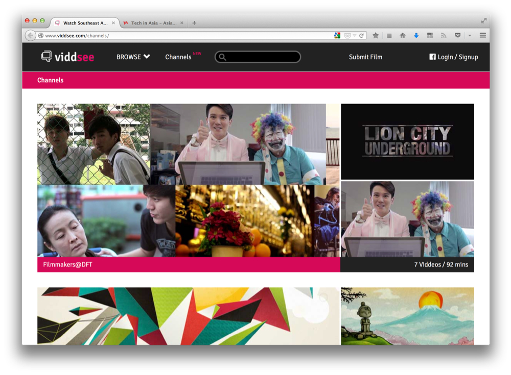 Arty film site Viddsee adds channels to showcase hot directors and film festivals