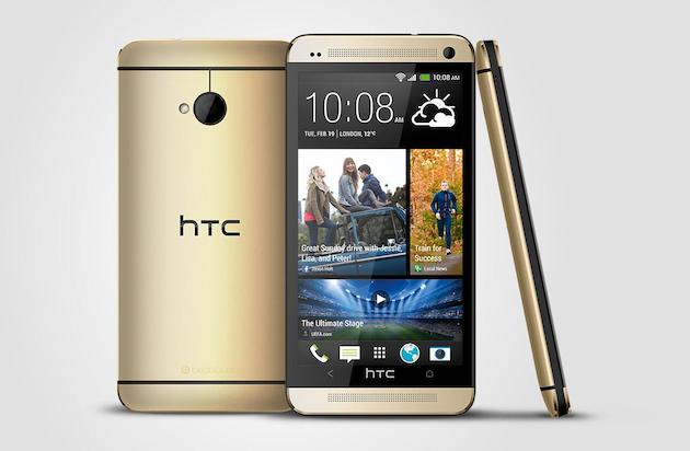 Champagne, anyone? You can now get a gold HTC One at an ordinary price