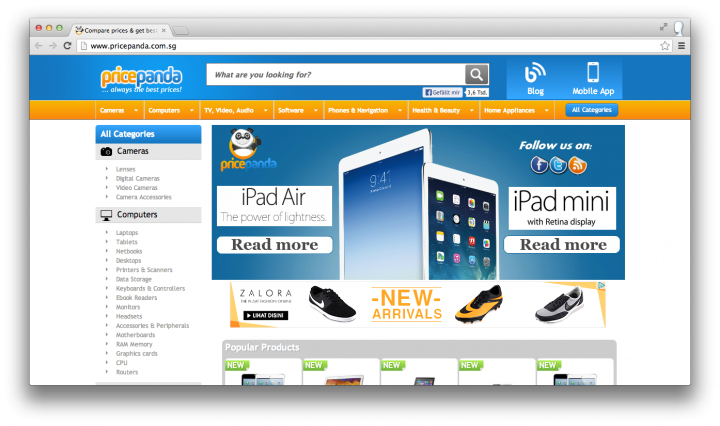 pricepanda site singapore