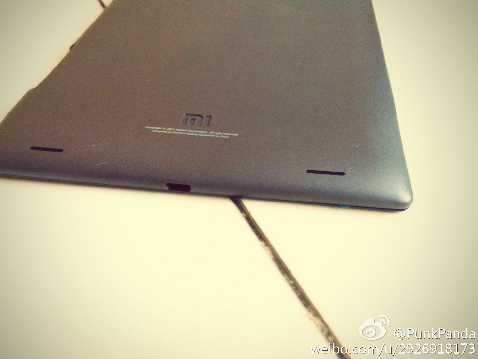 Leaked photo of Xiaomi tablet