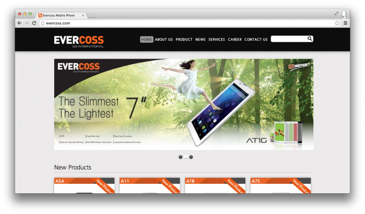 evercoss site