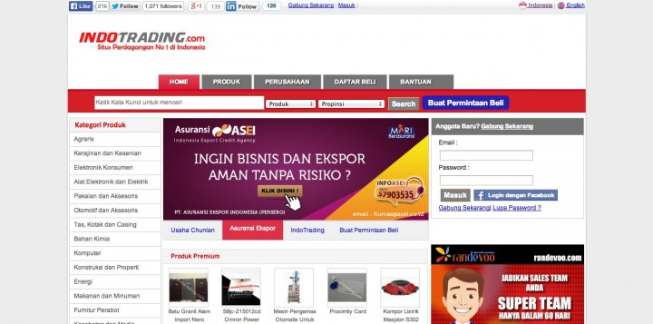 indotrading site