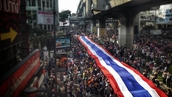 Bangkok shutdown political unrest ecommerce delivery