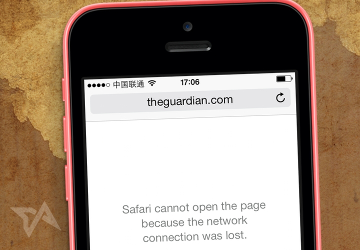 Guardian blocked in China again