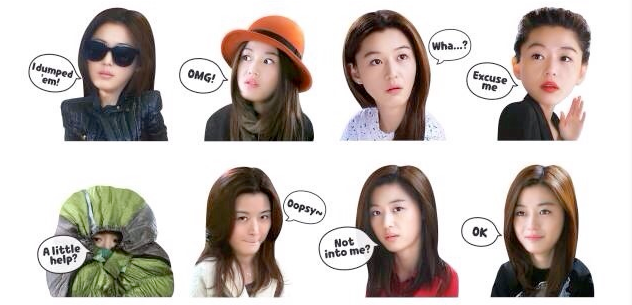 Line's emoticons get a bit less cartoony with addition of photo stickers
