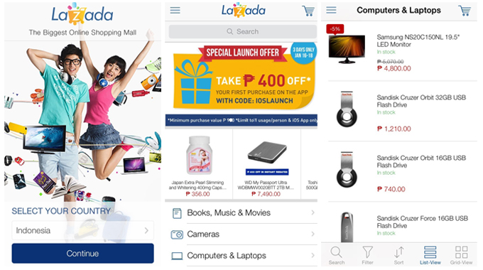 lazada screenshot