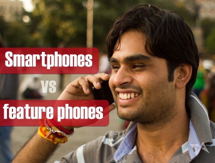 44 million new smartphones shipped in India in 2013, but feature phones still prevail