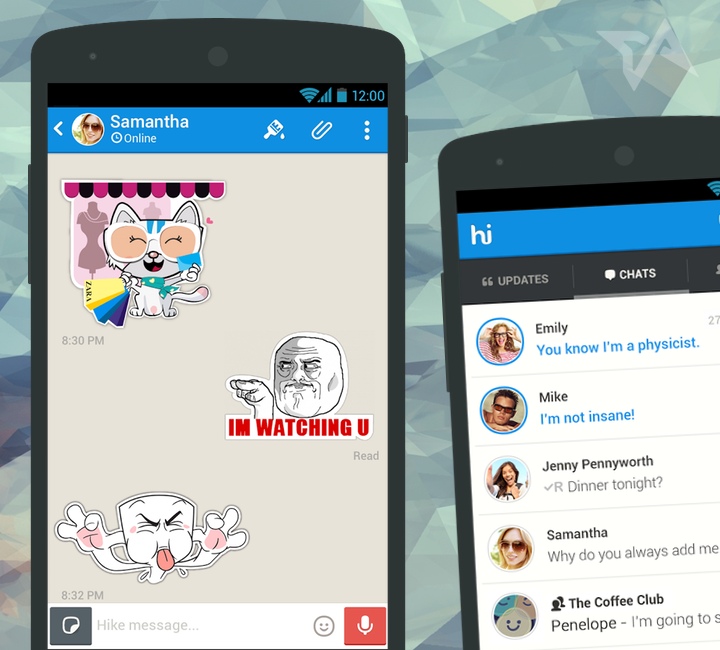 Hike messaging app in India