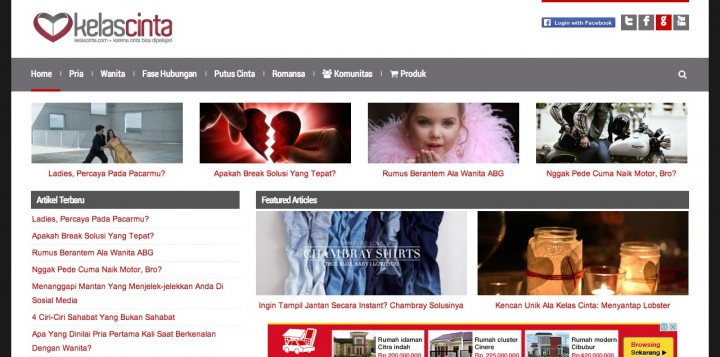 Kelas Cinta website
