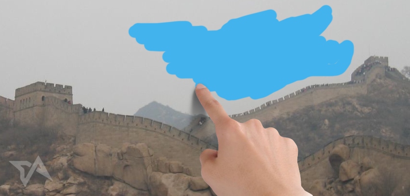 China pollution vs blue skies