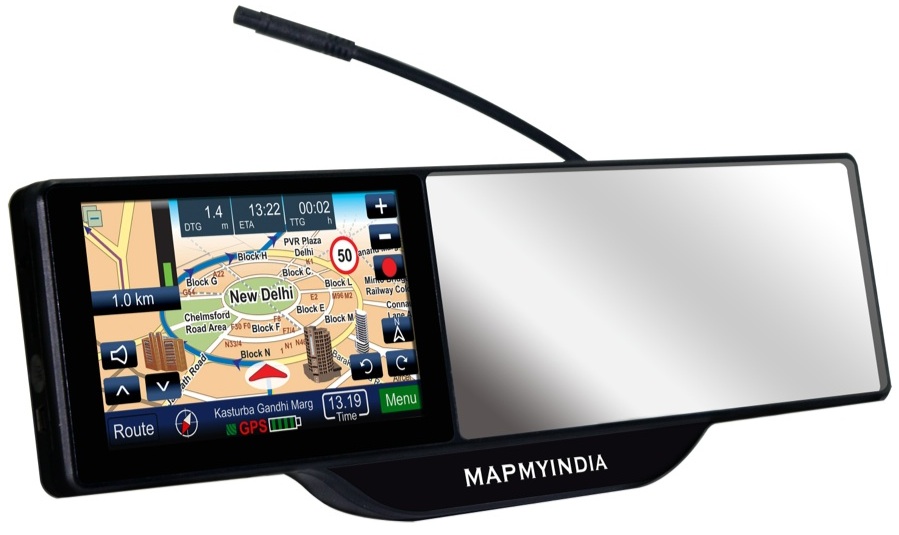New gadget from MapMyIndia puts your in-car navigation on the rear-view mirror