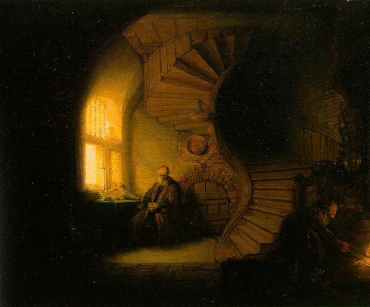 rembrandt-philosopher-in-meditation-flappy-bird-bitcoin