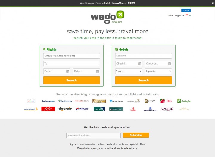 ecommerce sites singapore wego