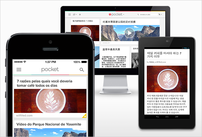 Read-it-later app Pocket seeks new users in China and Korea with latest update