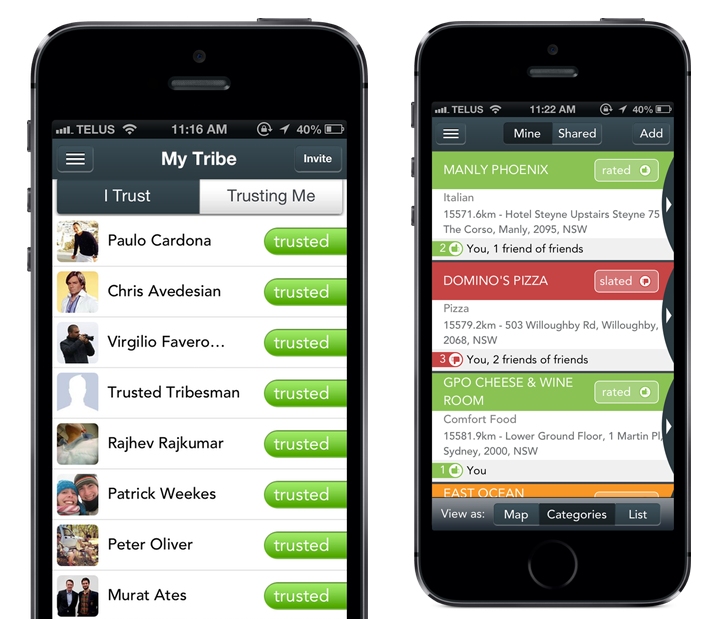 TrustMyTribe app