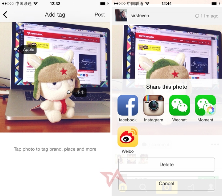 Got swag? These 2 photo apps from China help you tag it, flaunt it