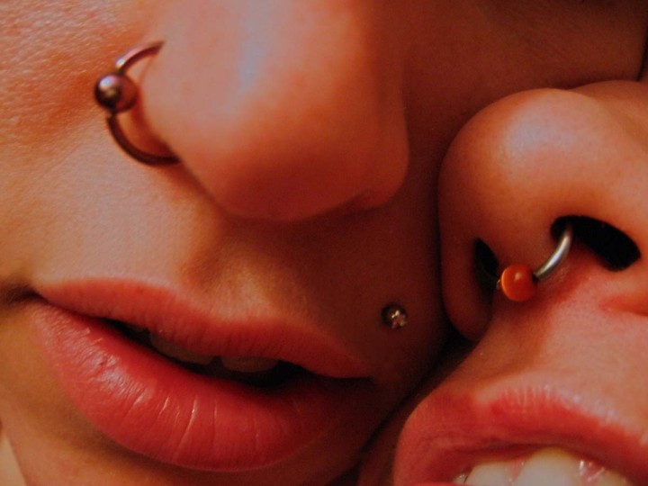 close up nose piercings babes