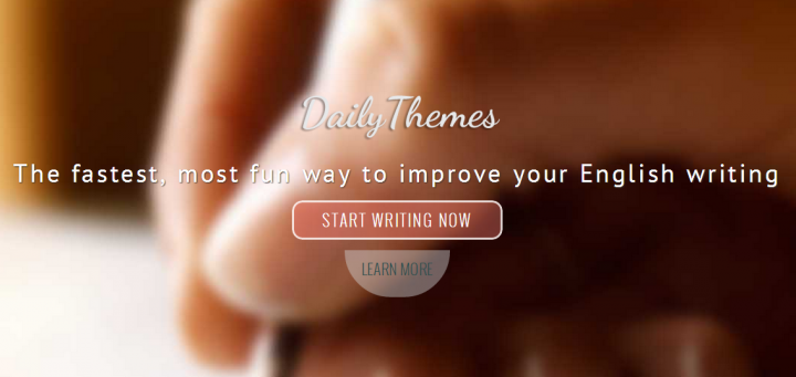 Daily Themes - A place to write better