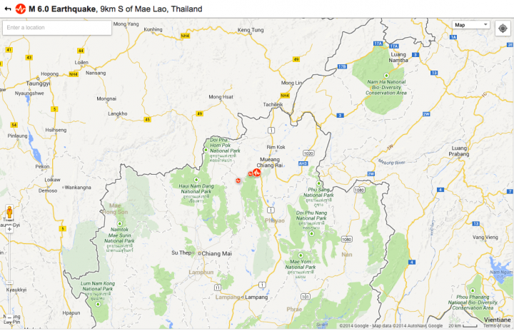 Thailand earthquake