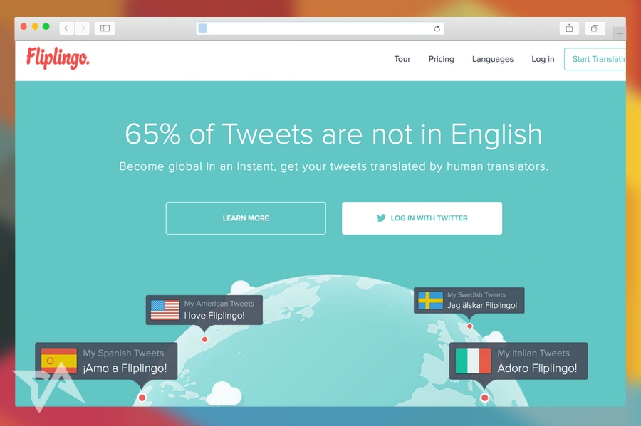 Fliplingo translates tweets