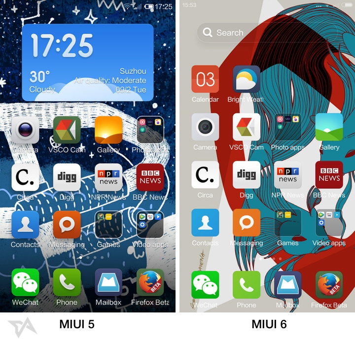 Xiaomi Mi4 review and MIUI 6 versus MIUI 5
