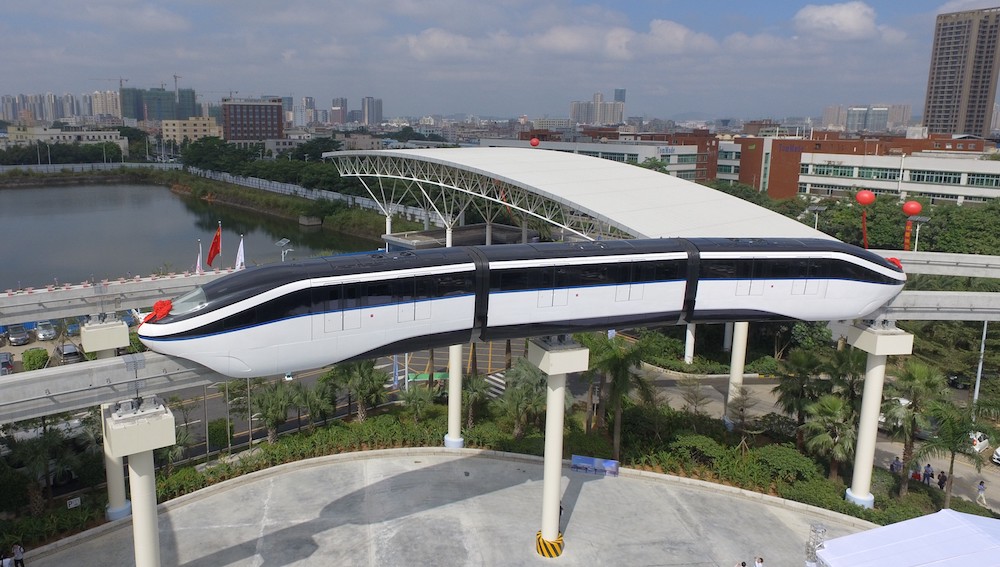 China S Top Electric Car Company Just Unveiled Its SkyRail