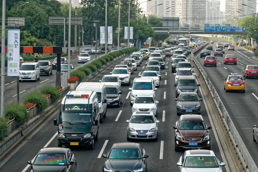 China motorway traffic