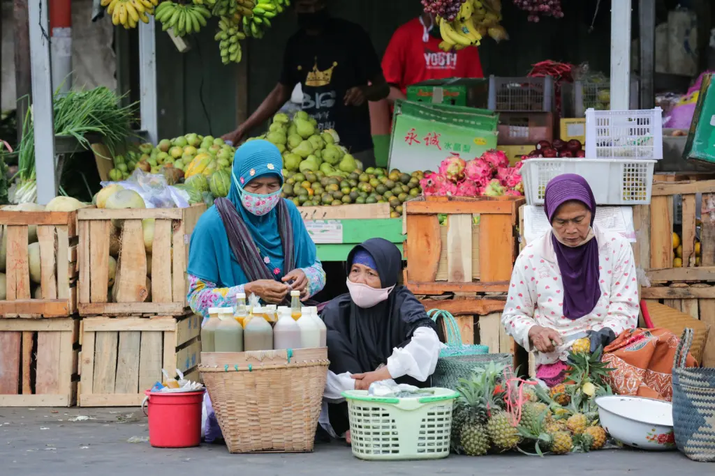 traditional market, Indonesia
