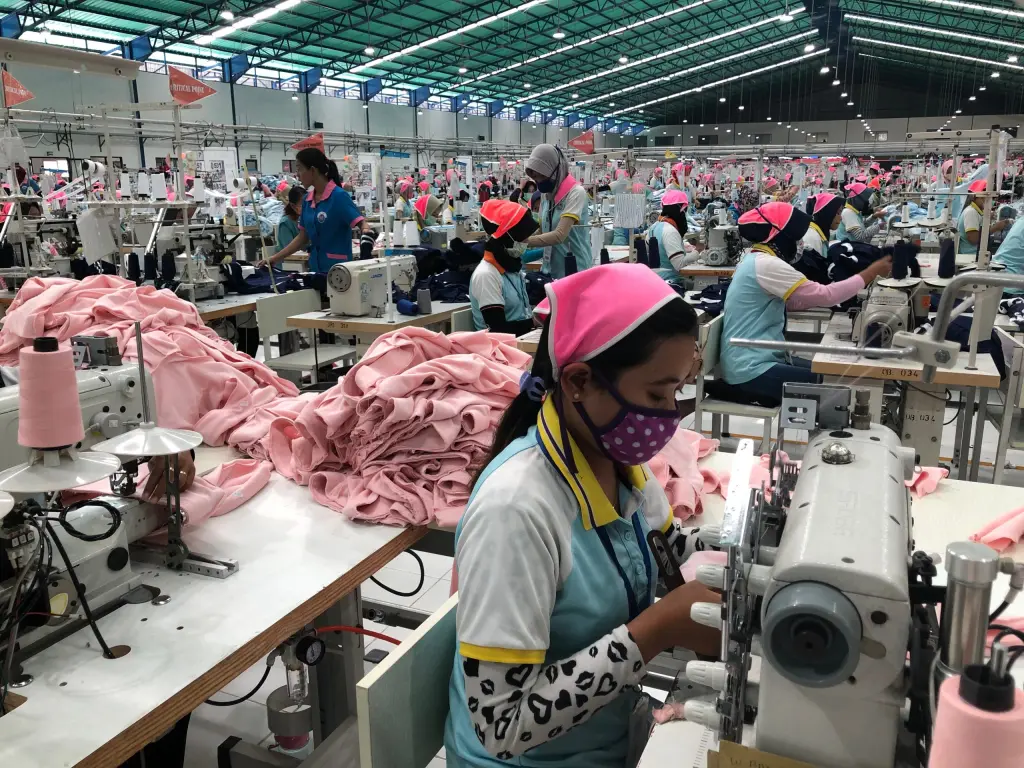 Indonesian factory workers