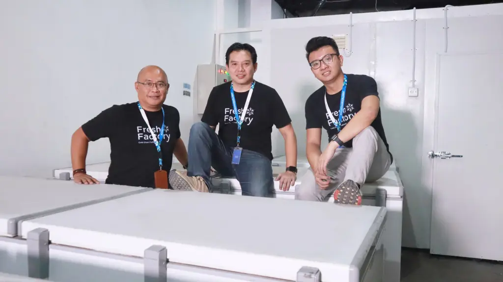 Fresh Factory co-founders (from left) - Widijastoro Nugroho, Larry Ridwan and Andre Septiano