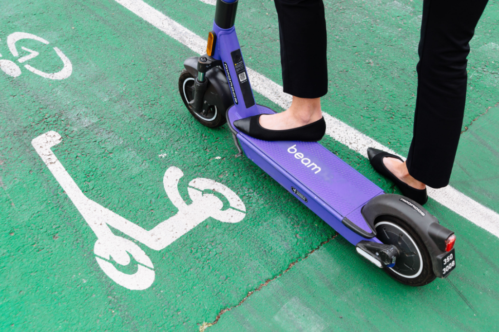 beam mobility e-scooter