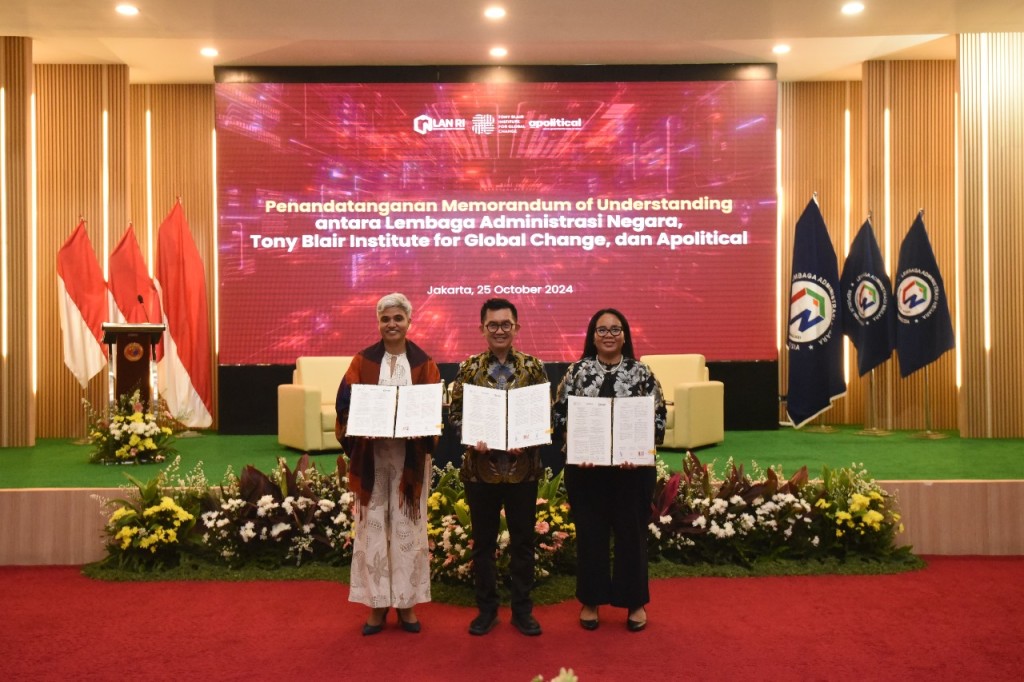 Indonesia partners Tony Blair Institute for AI training