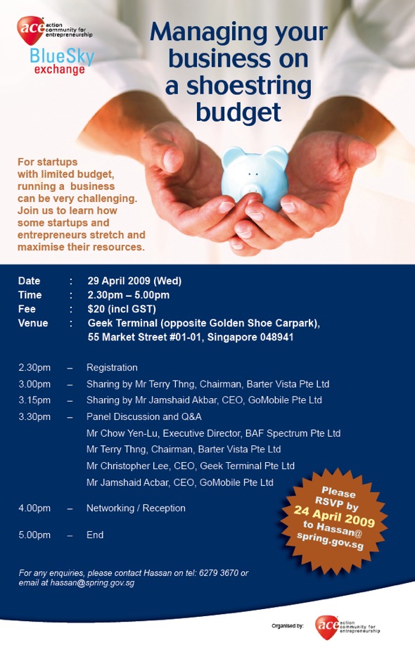 Managing Business On A Shoestring Budget Managing Business On A Shoestring Budget