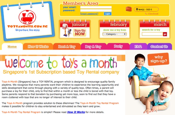 Toys A Month -Home