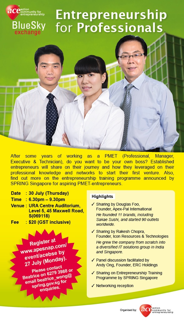 ACE - Entrepreneurship for Professionals ACE - Entrepreneurship for Professionals