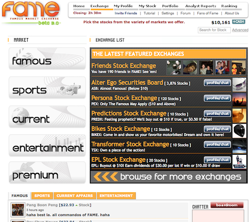 FAME Exchange FAME Exchange