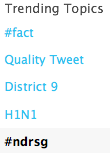 #ndrsg trending