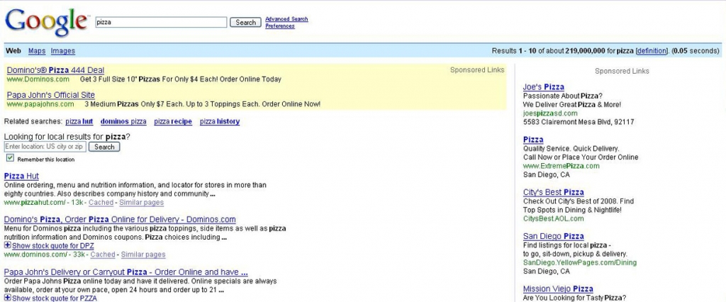 pizza search pizza search